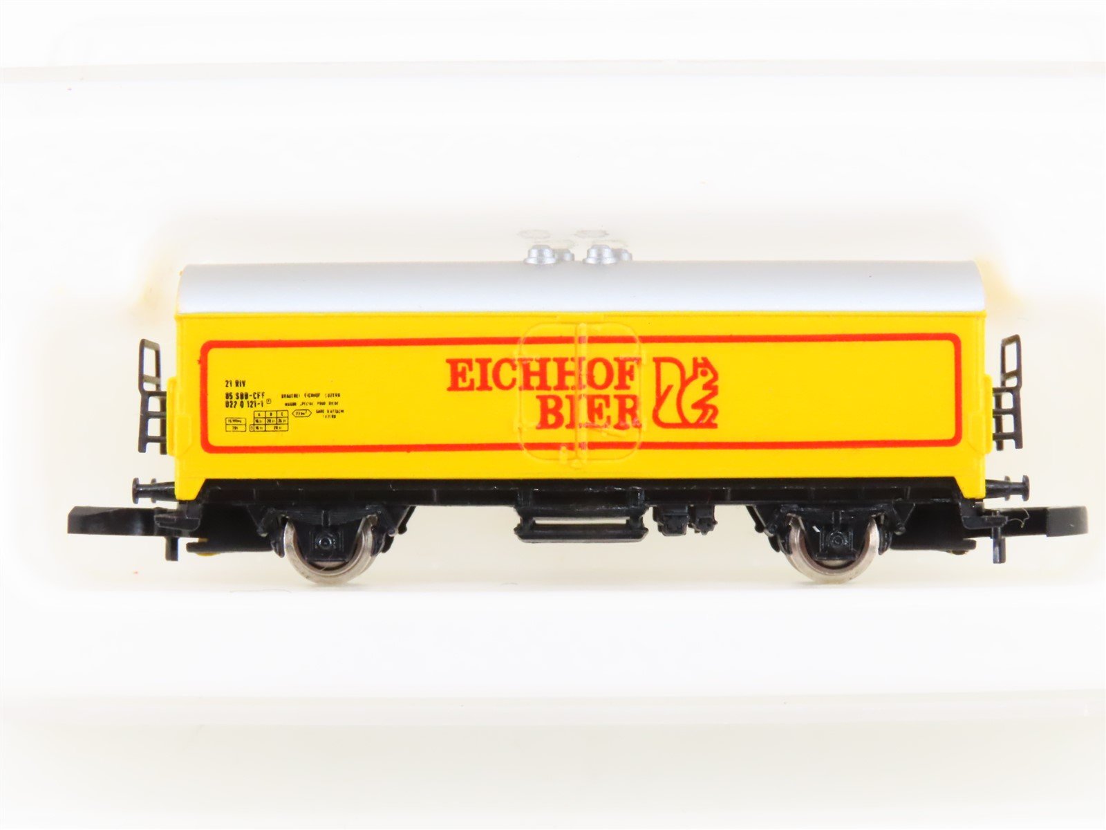 Z Scale Marklin Mini-Club 8632 SBB-CFF Swiss Federal Railway Eichof Bier Reefer