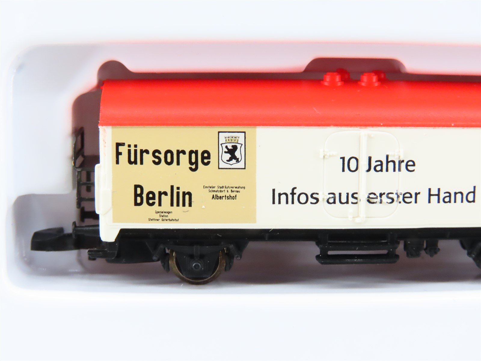 Z Scale Marklin Insider 1993-2003 Fursorge Berlin Covered Wagon