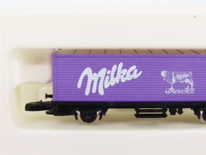 Z Scale Marklin DB German Federal Flat Car w/ Milka Container & Milka Bar
