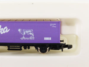 Z Scale Marklin DB German Federal Flat Car w/ Milka Container & Milka Bar