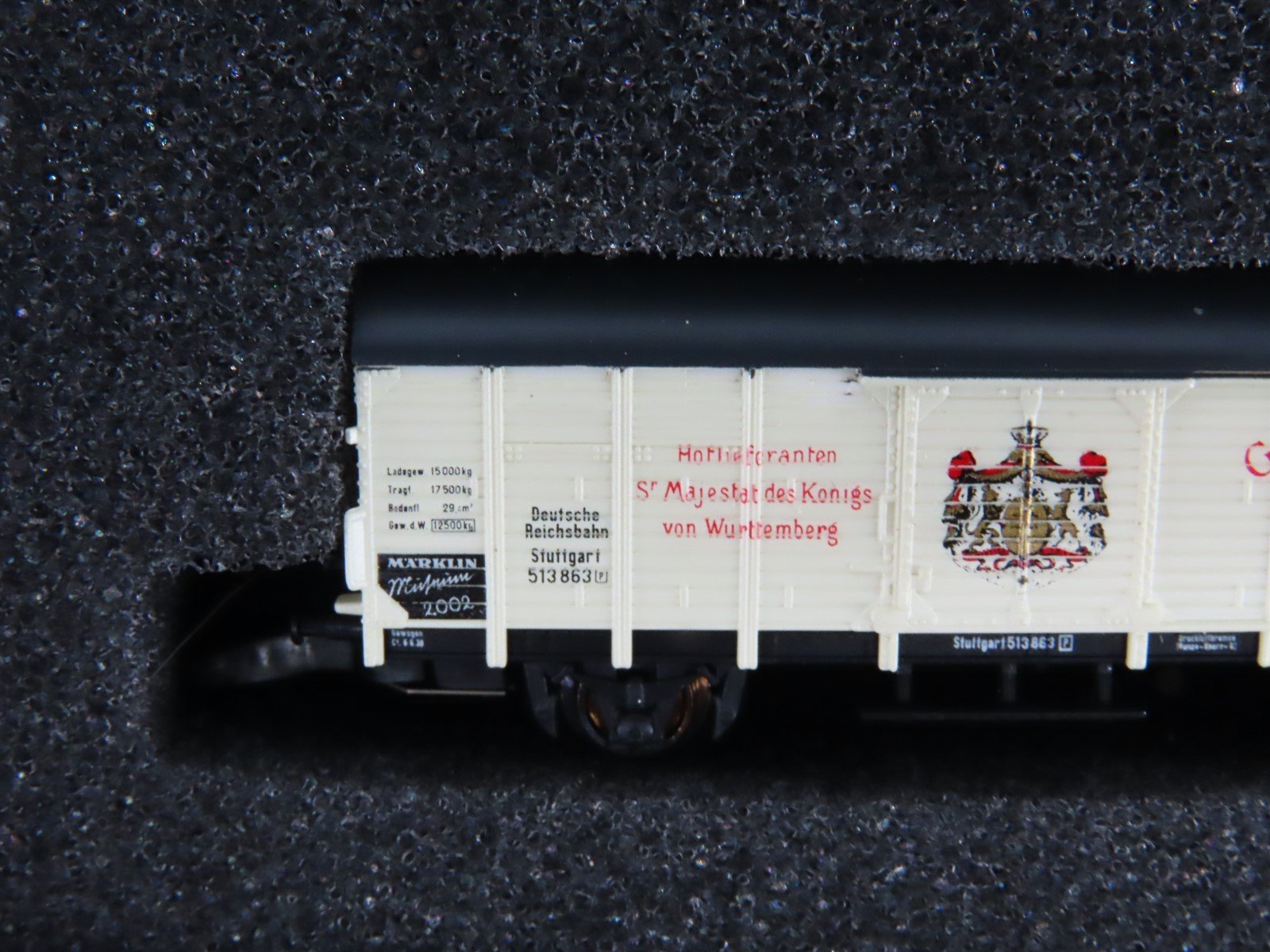 Z Scale Marklin Mini-Club 2002 Museumwagen G.C. Kessler Box Car w/ Truck
