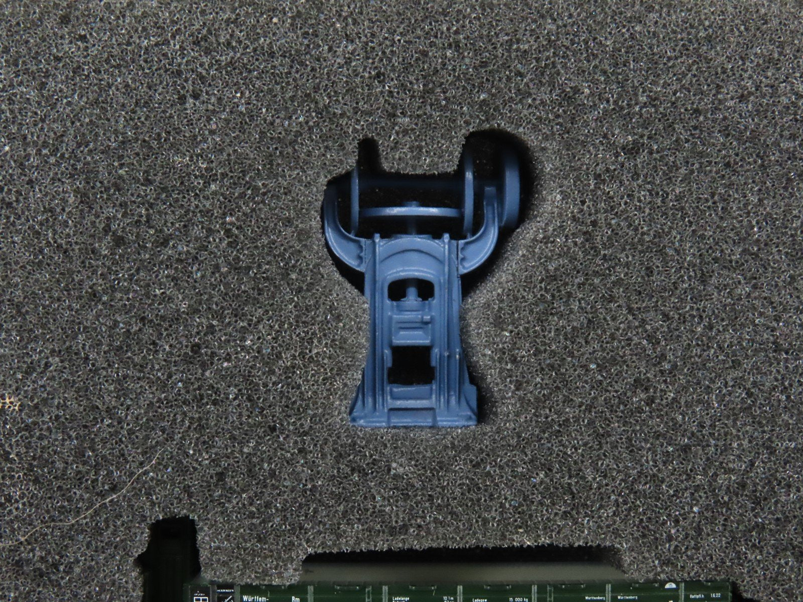 Z Marklin Mini-Club 2001 Museum Car Flat Car w/ Brakeman's Cab & Schuler Press