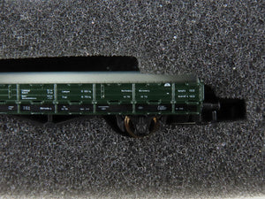 Z Marklin Mini-Club 2001 Museum Car Flat Car w/ Brakeman's Cab & Schuler Press