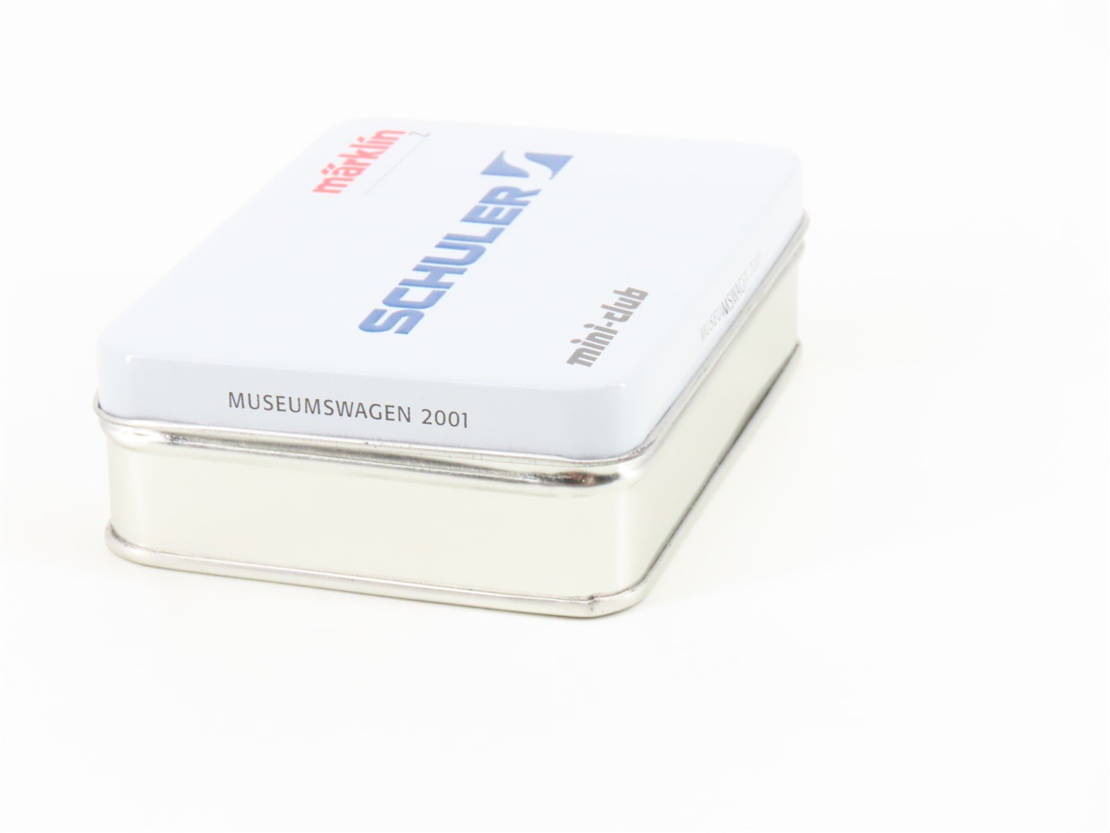 Z Marklin Mini-Club 2001 Museum Car Flat Car w/ Brakeman's Cab & Schuler Press