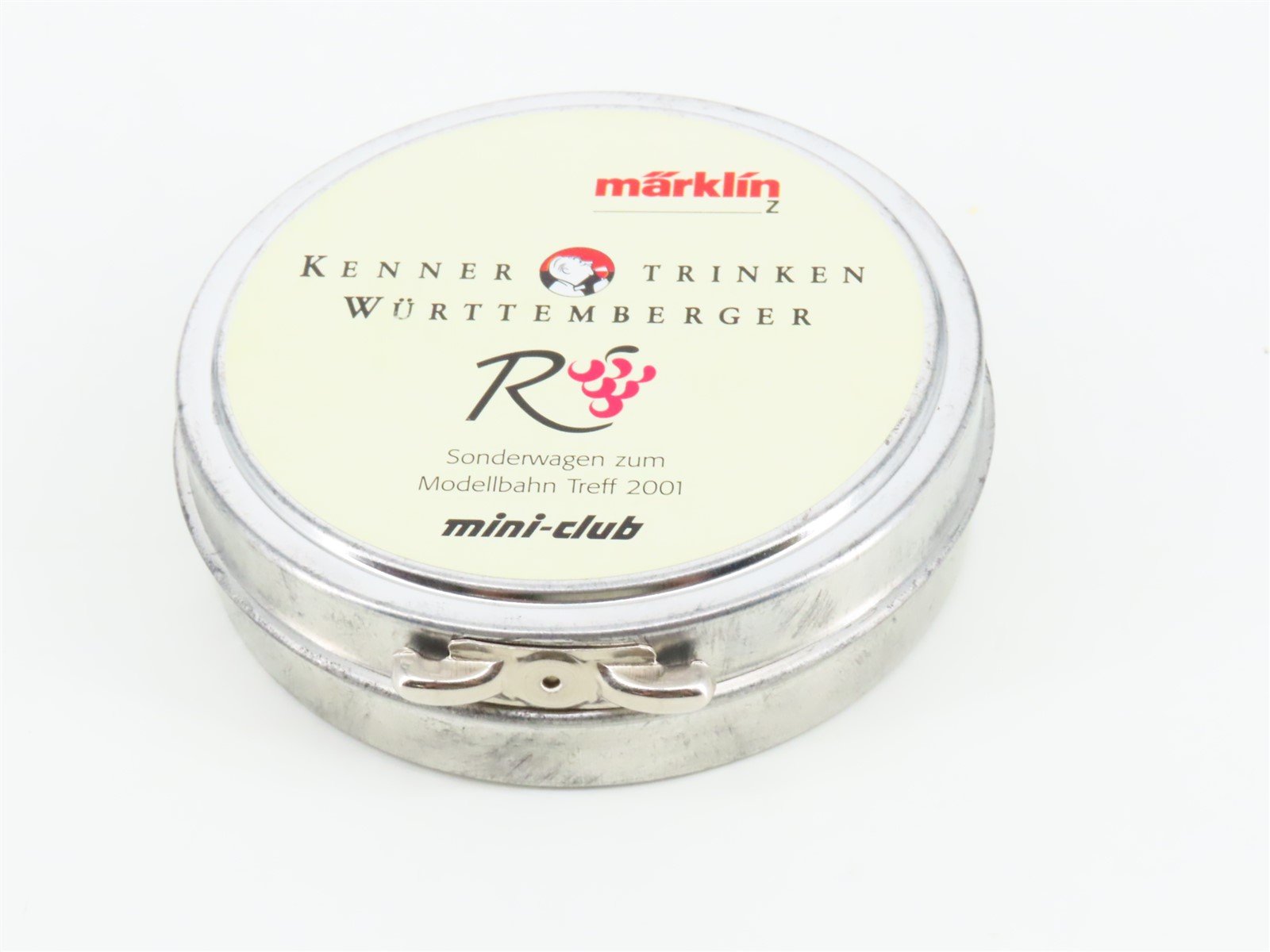 Z Marklin Mini-Club 82174 Kenner Trinken Wurttemberger Flat Car w/ Wine Barrels