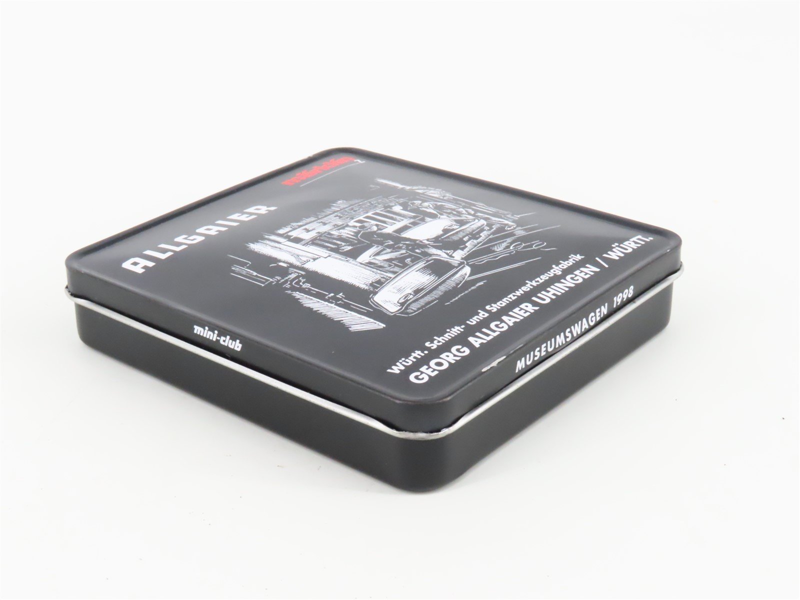 Z Marklin Mini-Club 1998 Musuemwagen Georg Allgaier Wurttemberg Flat Car w/ Load