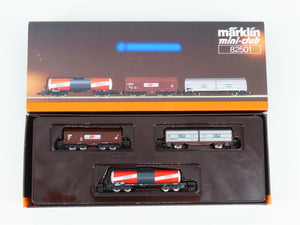 Z Scale Marklin Mini-Club 82501 OBB Austria Federal Freight Car Set 3-Pack