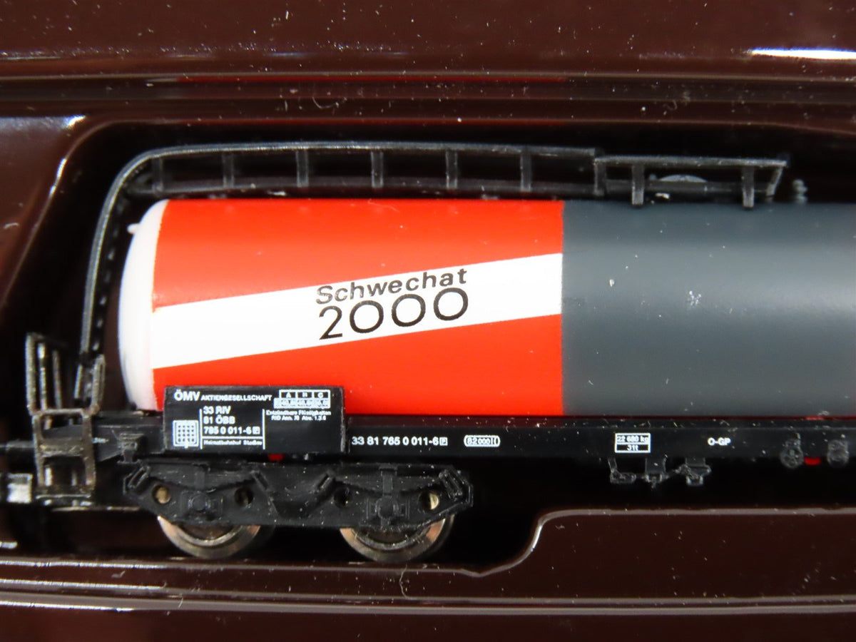 Z Scale Marklin Mini-Club 82501 OBB Austria Federal Freight Car Set 3-Pack