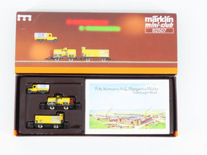 Z Scale Marklin Mini-Club 82507 Fritz Homann 3-Car Freight Set