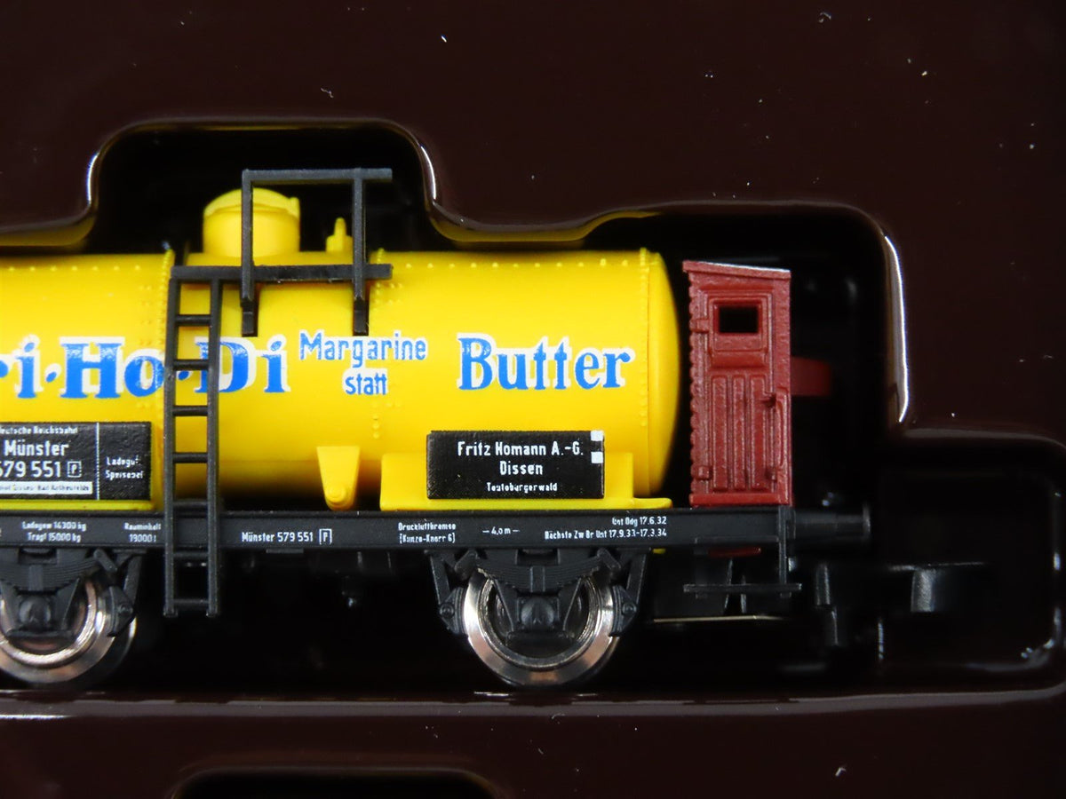 Z Scale Marklin Mini-Club 82507 Fritz Homann 3-Car Freight Set