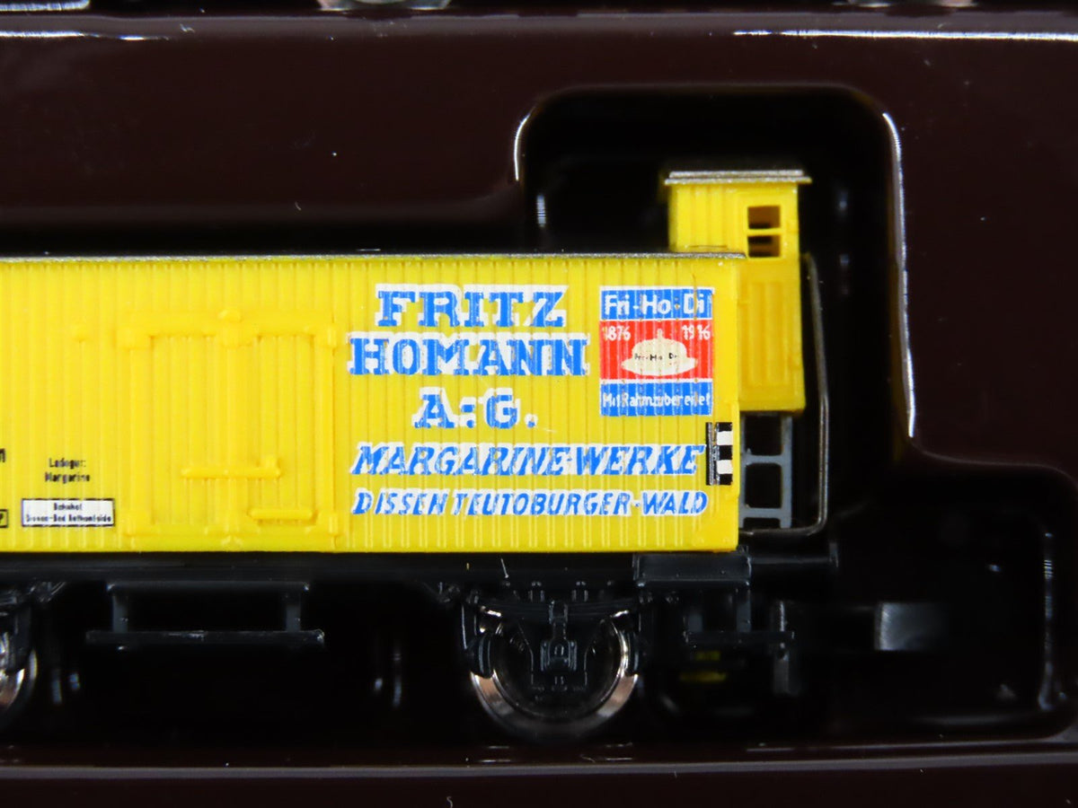 Z Scale Marklin Mini-Club 82507 Fritz Homann 3-Car Freight Set