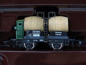 Z Marklin Mini-Club 8217 Wurttemberg Old Era 5-Car Freight Set w/ Brakeman's Cab