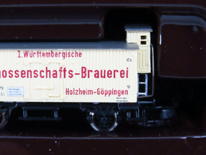 Z Marklin Mini-Club 8217 Wurttemberg Old Era 5-Car Freight Set w/ Brakeman's Cab