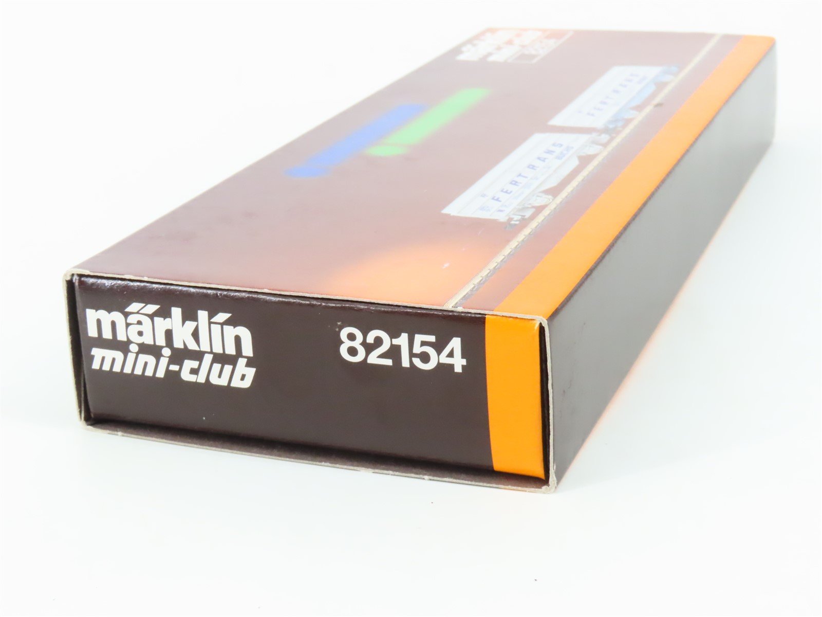 Z Scale Marklin Mini-Club 82154 OBB Fertrans Sliding Wall Box Car 2-Pack