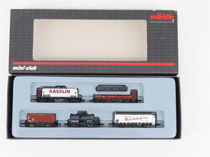 Z Scale Marklin Mini-Club 82518 DB German Federal Railroad 5-Car Freight Set
