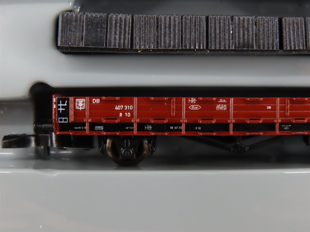 Z Scale Marklin Mini-Club 82518 DB German Federal Railroad 5-Car Freight Set