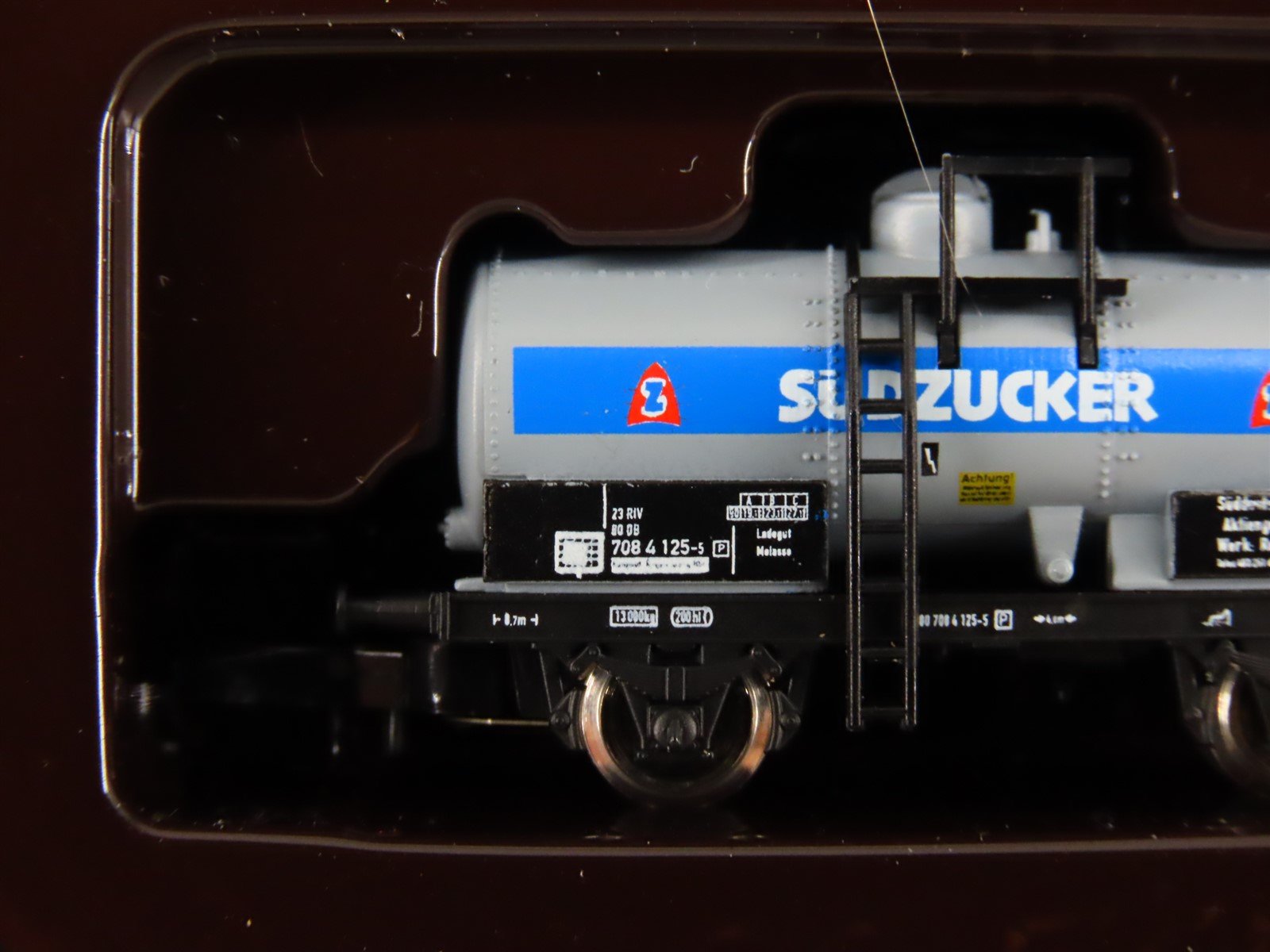Z Scale Marklin Mini-Club 82313 DB German Federal Sudzucker Tank Car 3-Pack