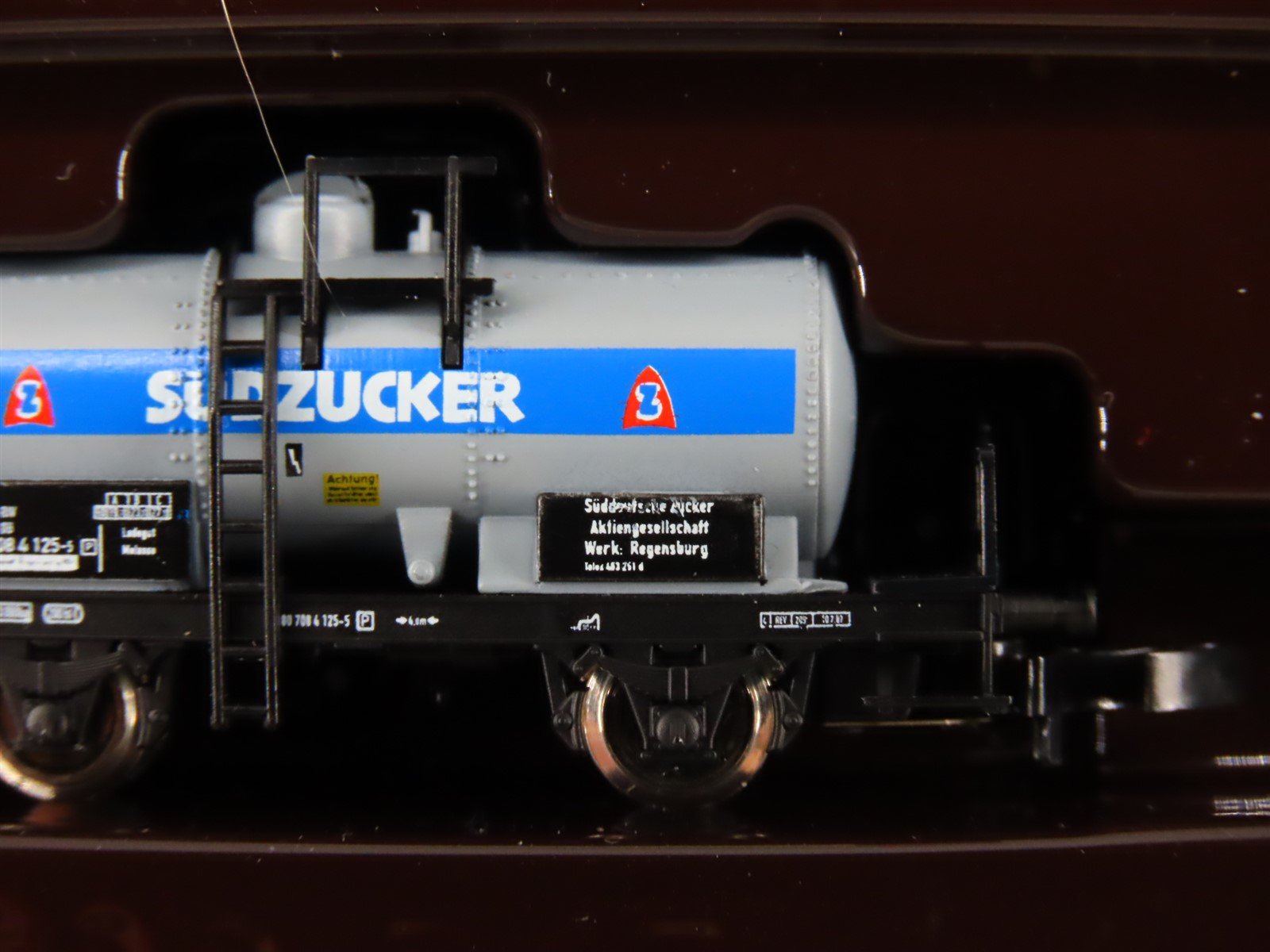 Z Scale Marklin Mini-Club 82313 DB German Federal Sudzucker Tank Car 3-Pack