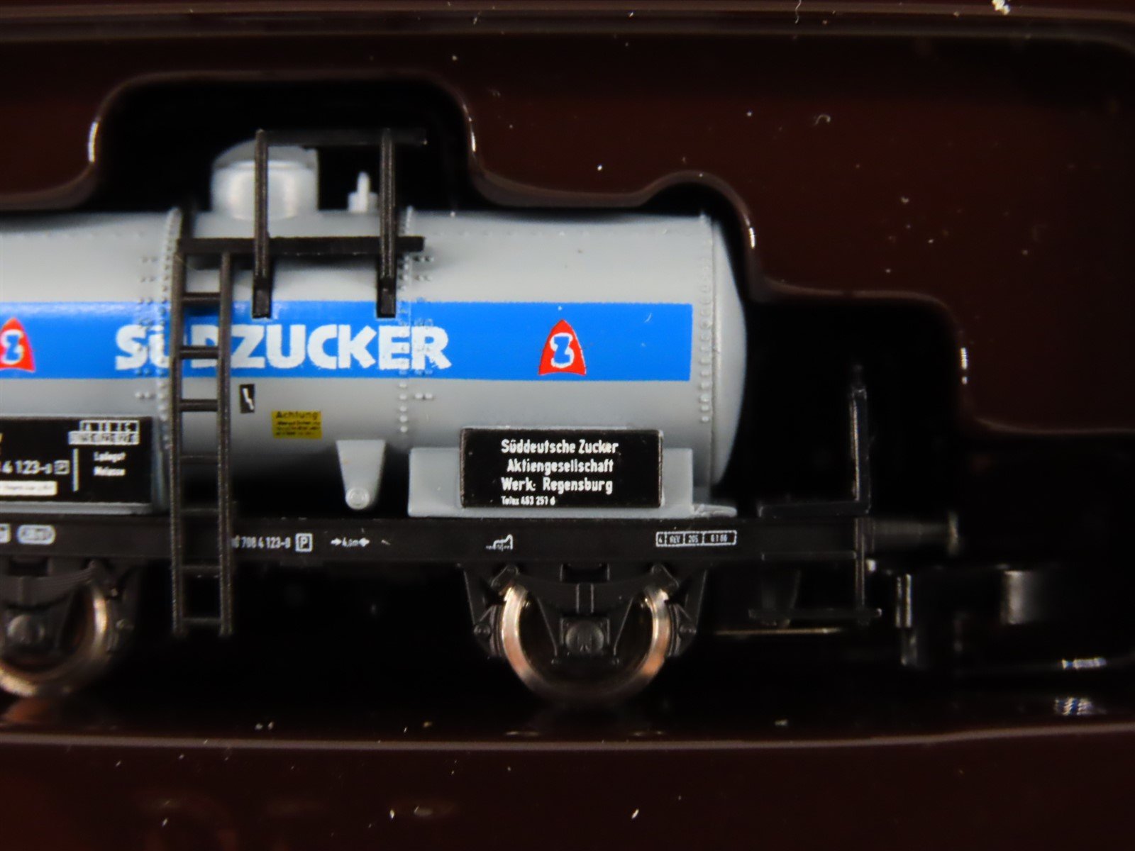 Z Scale Marklin Mini-Club 82313 DB German Federal Sudzucker Tank Car 3-Pack