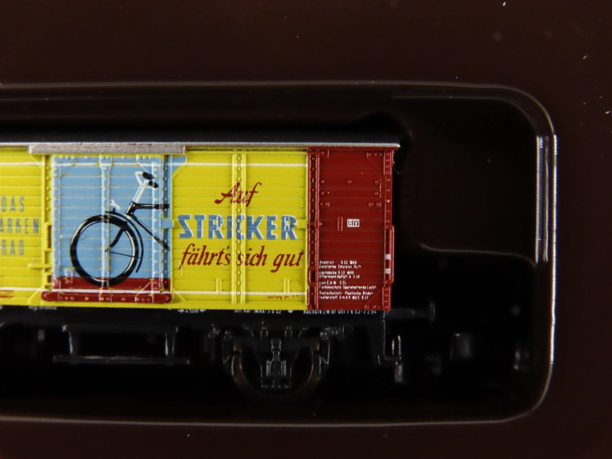 Z Scale Marklin Mini-Club 86391 &quot;The Economic Miracle&quot; Box Car Set 3-Pack