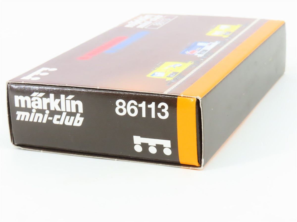 Z Scale Marklin Mini-Club 86113 DB German Biff, Sidolin, Sofix Tank Cars 3-Pack