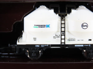 Z Scale Marklin Mini-Club 82502 DB German Karsdorfer Zement Flat Car 4-Pack