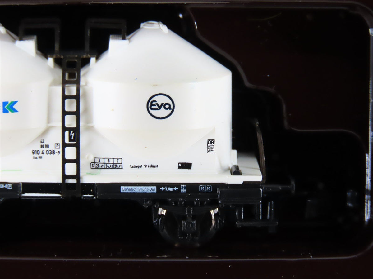 Z Scale Marklin Mini-Club 82502 DB German Karsdorfer Zement Flat Car 4-Pack