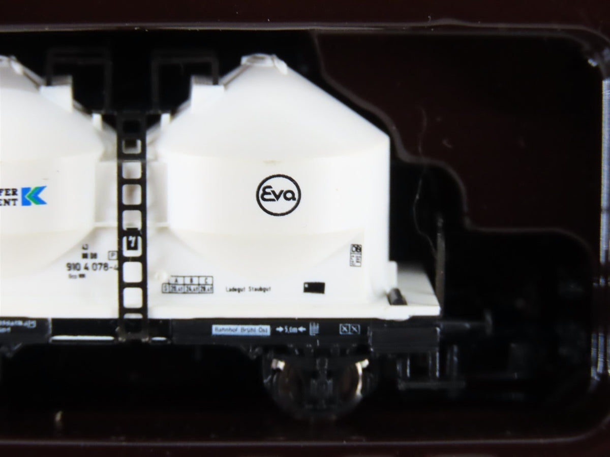 Z Scale Marklin Mini-Club 82502 DB German Karsdorfer Zement Flat Car 4-Pack