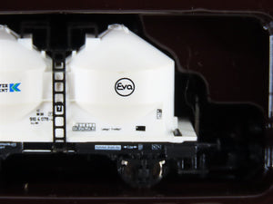 Z Scale Marklin Mini-Club 82502 DB German Karsdorfer Zement Flat Car 4-Pack