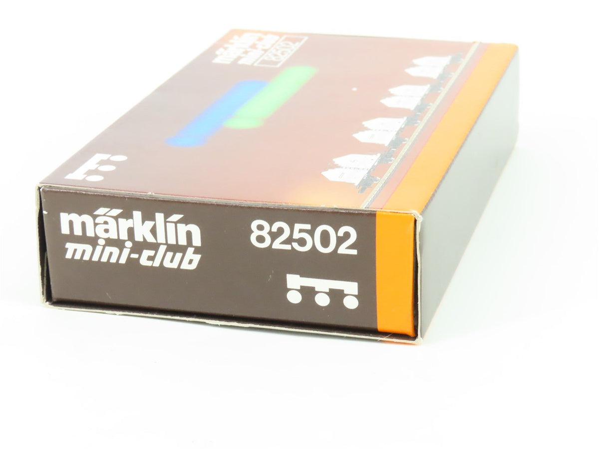 Z Scale Marklin Mini-Club 82502 DB German Karsdorfer Zement Flat Car 4-Pack