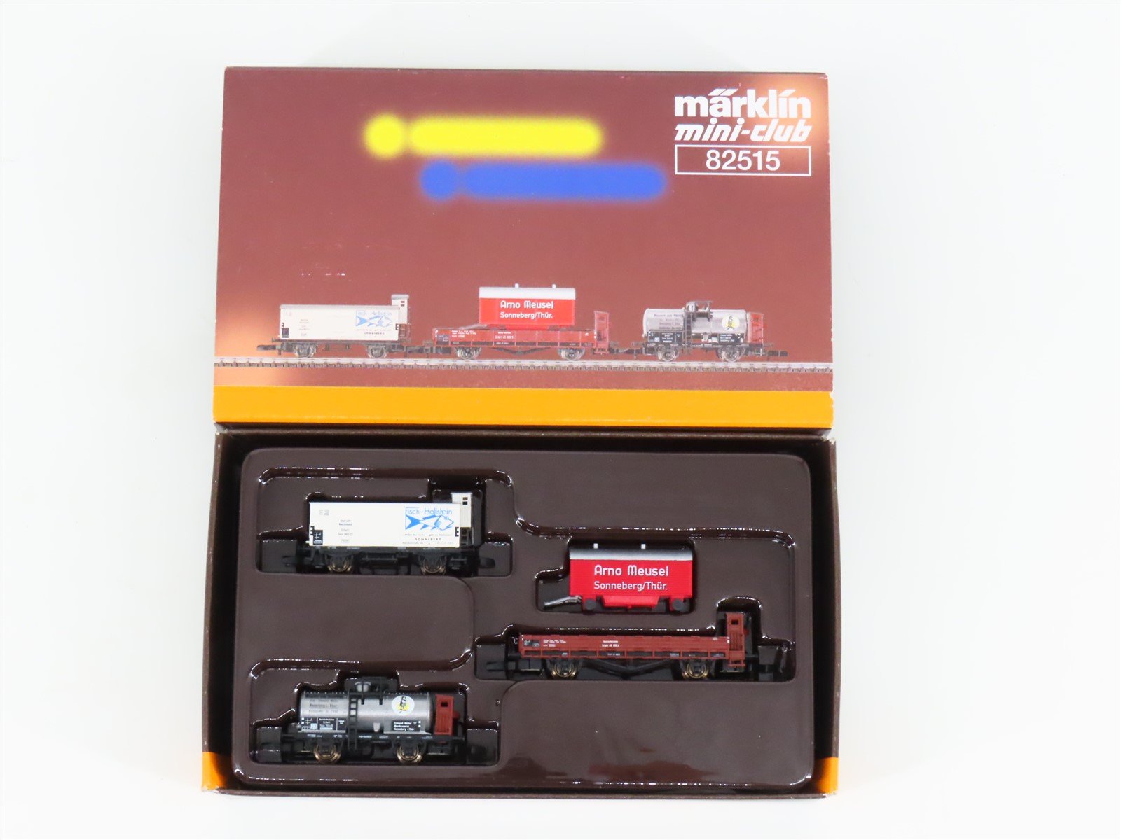 Z Scale Marklin Mini-Club 82515 DRG German Railroad 3-Car Freight Set