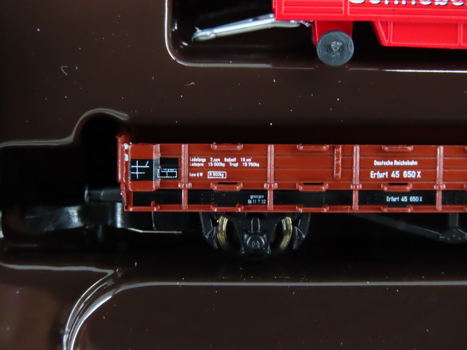 Z Scale Marklin Mini-Club 82515 DRG German Railroad 3-Car Freight Set