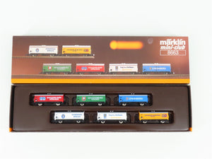 Z Scale Marklin Mini-Club 8663 Munich Breweries 6-Car Beer Wagon Set