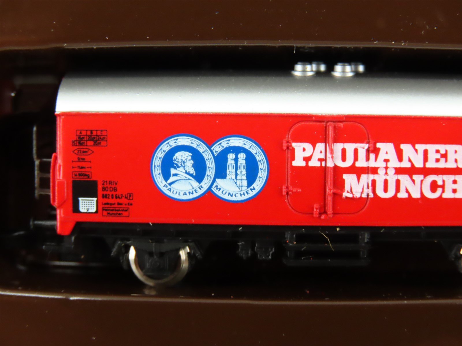 Z Scale Marklin Mini-Club 8663 Munich Breweries 6-Car Beer Wagon Set