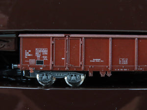 Z Scale Marklin Mini-Club 8204 DB German Federal Railroad 5-Car Freight Set