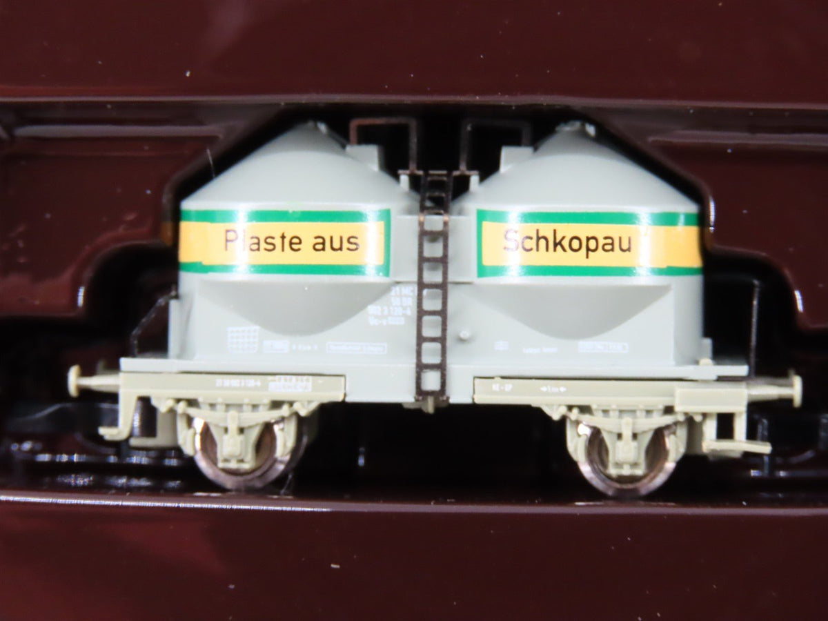 Z Scale Marklin Mini-Club 8204 DB German Federal Railroad 5-Car Freight Set