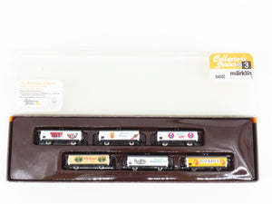 Z Scale Marklin Mini-Club 8400C Breweries of Berlin Beer Wagon 6-Car Set
