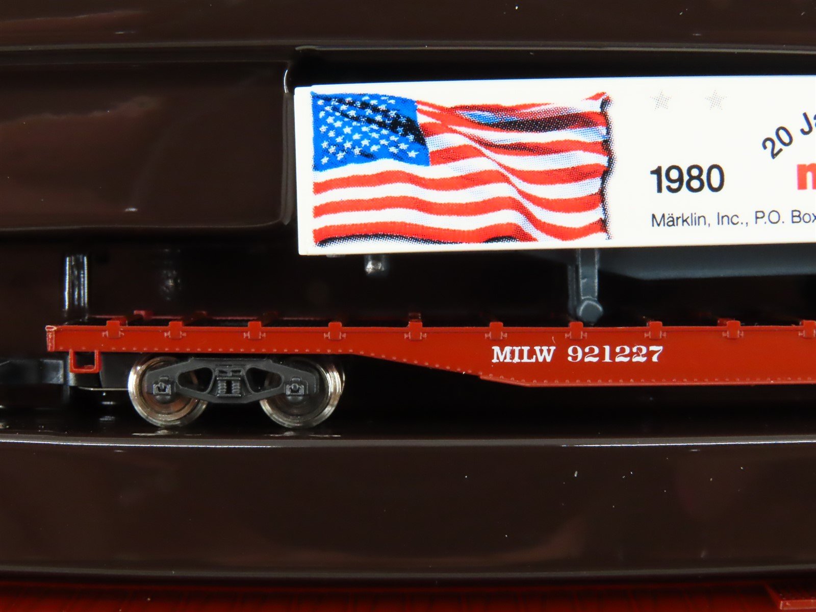 Z Scale Marklin Mini-Club 82512 MILW Milwaukee Road Freight Car Set w/ Tractor