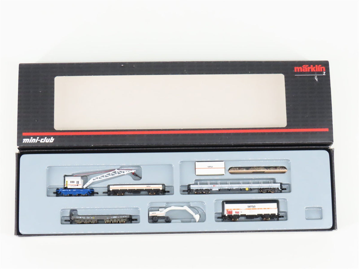 Z Scale Marklin Mini-Club 82517 SBB Swiss Sersa Track Laying Maintenance Set