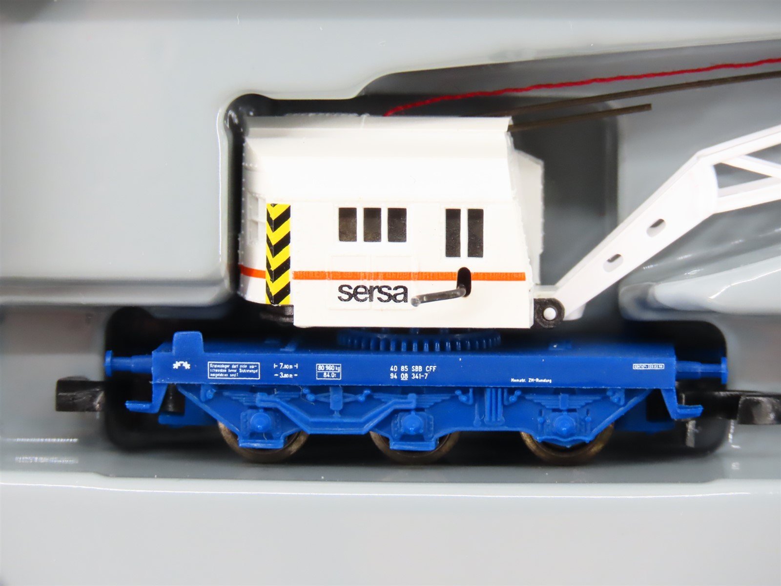 Z Scale Marklin Mini-Club 82517 SBB Swiss Sersa Track Laying Maintenance Set