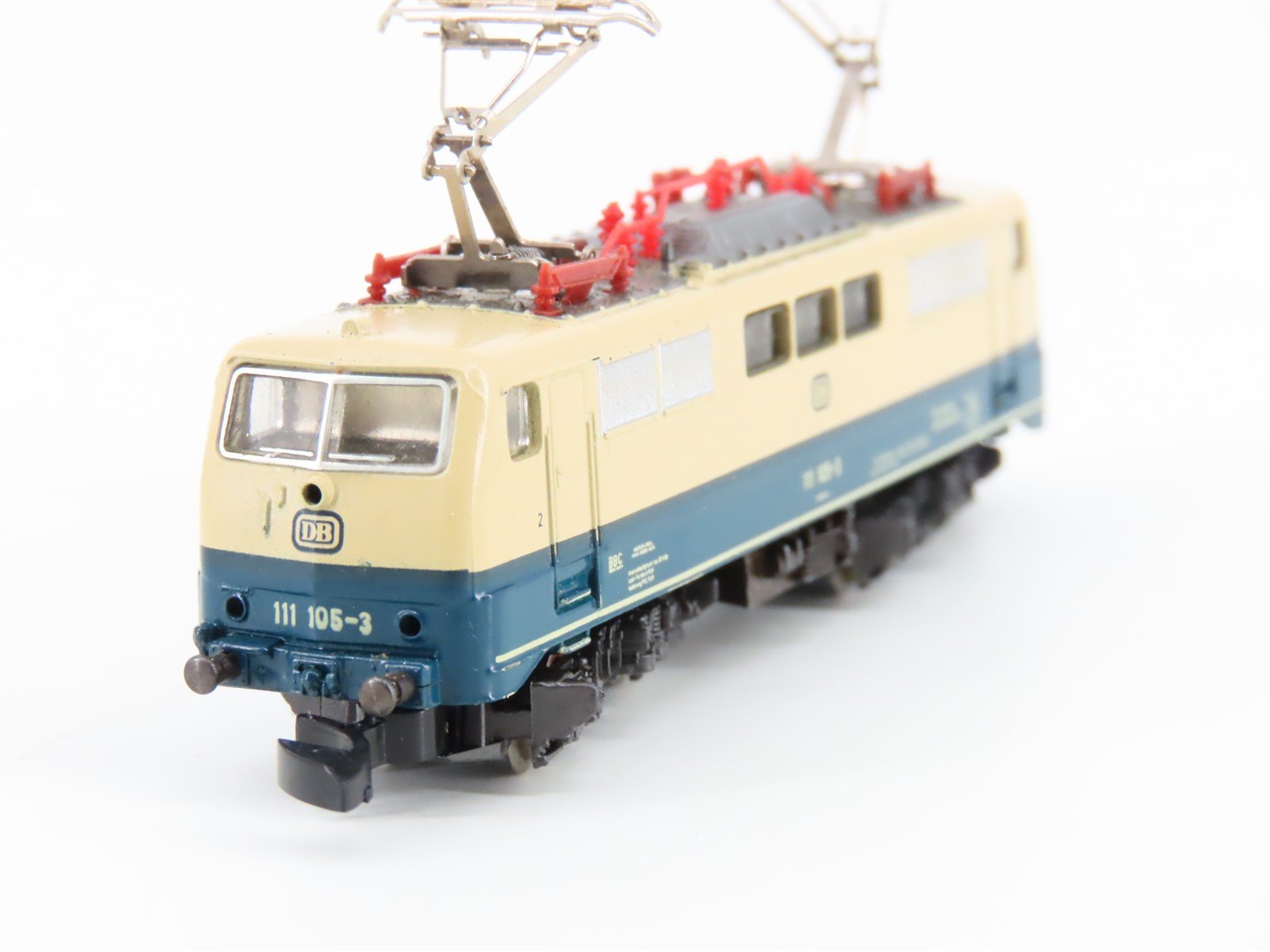 Z Marklin Mini-Club 8105 DB German Airport Express BR111 Electric Passenger Set