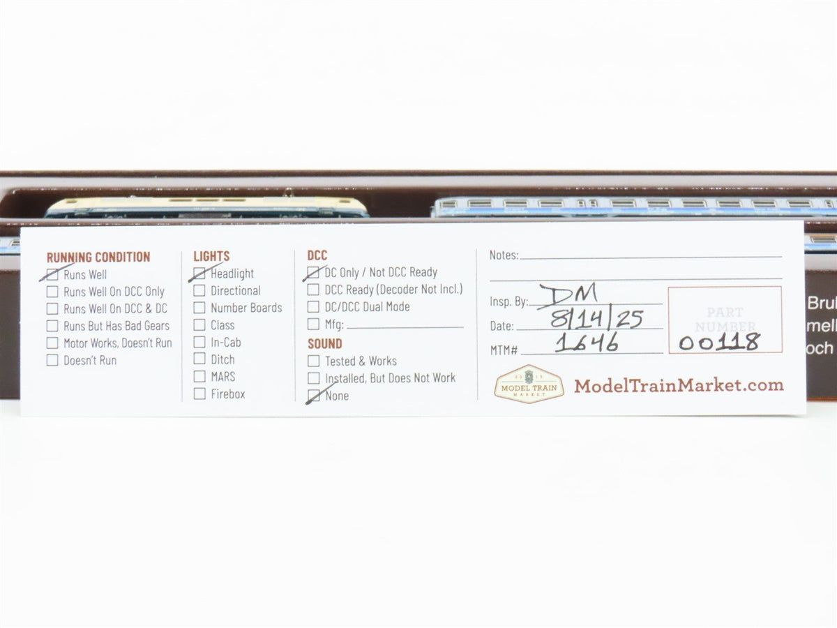 Z Marklin Mini-Club 8105 DB German Airport Express BR111 Electric Passenger Set