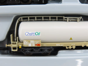 Z Marklin Mini-Club 81427 SBB Swiss ChemOil Re460 Electric Freight Train Set