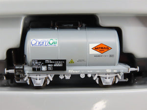 Z Marklin Mini-Club 81427 SBB Swiss ChemOil Re460 Electric Freight Train Set
