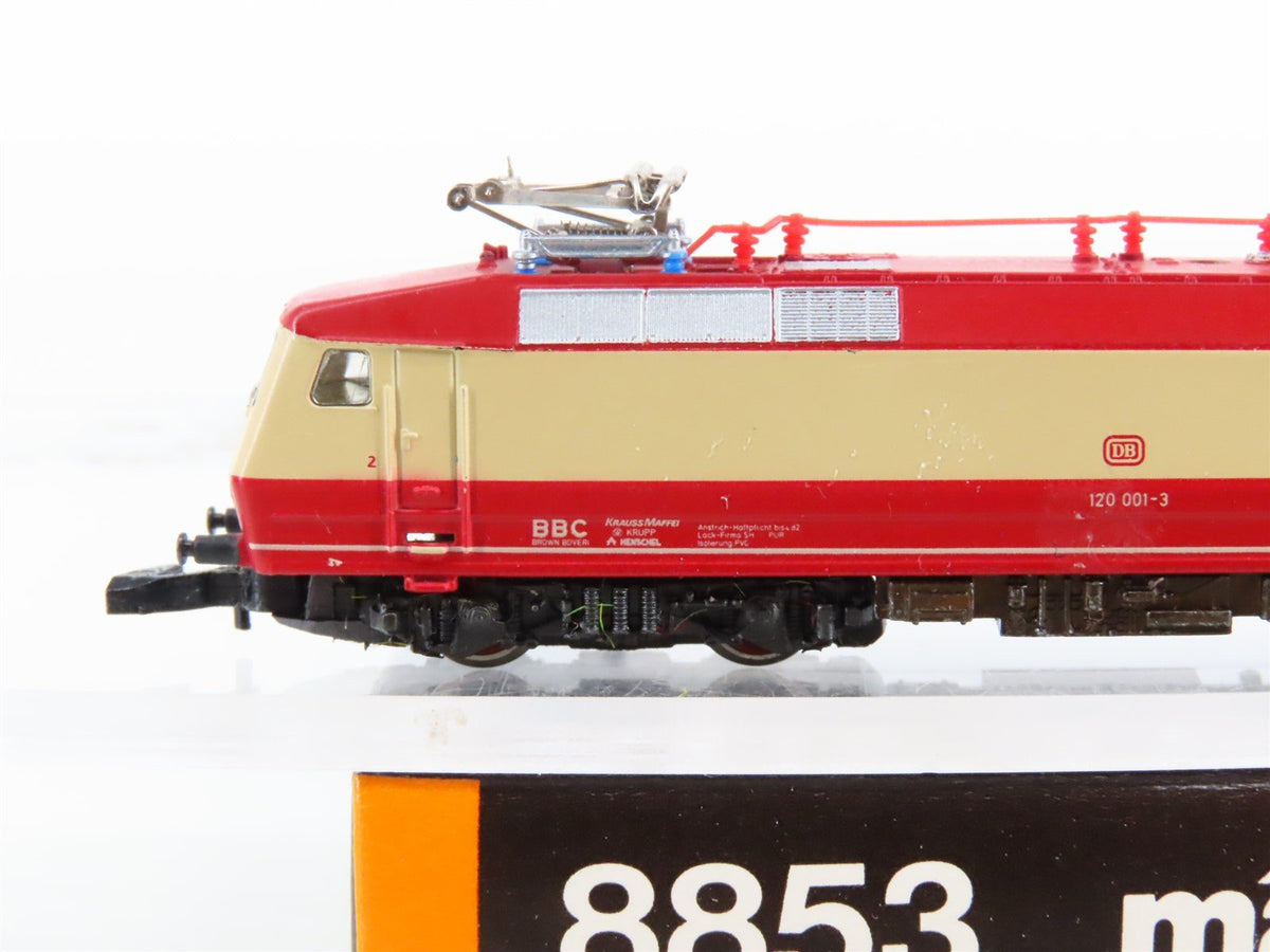 Z Scale Marklin Mini-Club 8853 DB German BR 120 Electric Locomotive #001-3