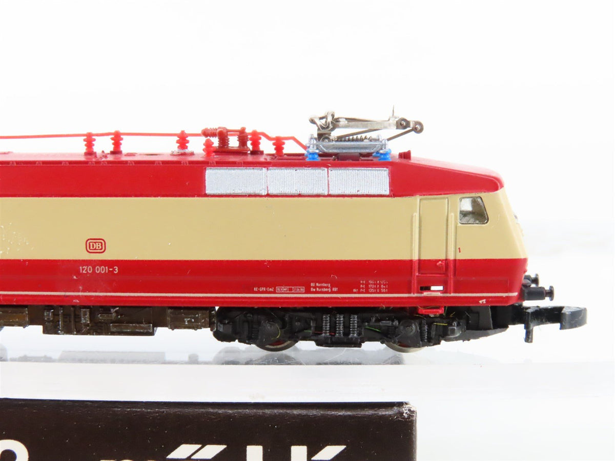 Z Scale Marklin Mini-Club 8853 DB German BR 120 Electric Locomotive #001-3