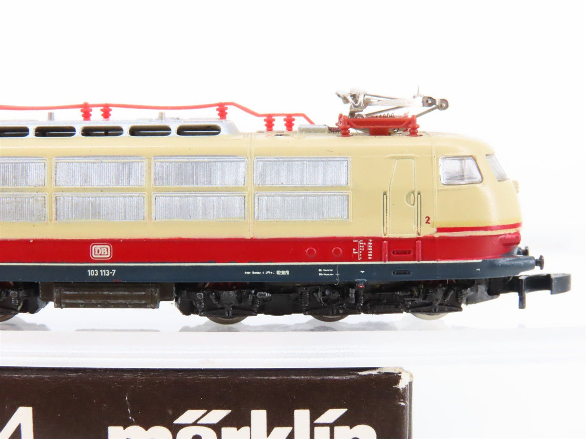 Z Scale Marklin Mini-Club 8854 DB German BR 103 Electric Locomotive #113-7