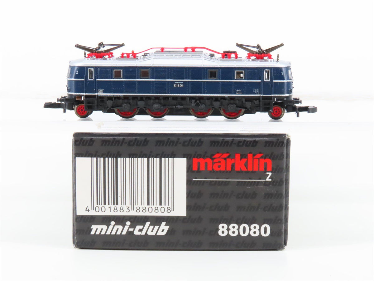 Z Scale Marklin Mini-Club 88080 DB Deutsche Bundesbahn E18 Electric #06
