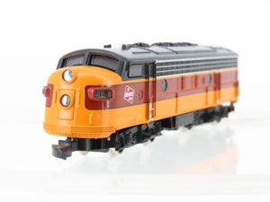 Z Scale Marklin Mini-Club 88603 MILW Milwaukee Road EMD F7A Diesel & Caboose Set
