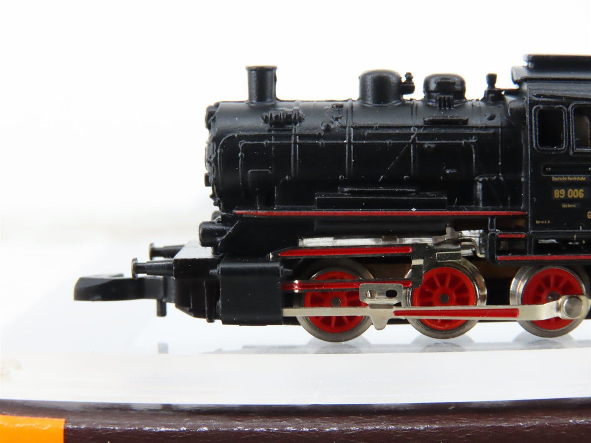 Z Scale Marklin Mini-Club 88051 DR Deutsche Reichsbahn 0-6-0T BR89 Steam #006